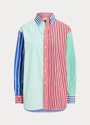 Chemise ample fantaisie rayée en coton Ralph Lauren