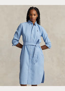 Robe-chemise ceinturée en coton Oxford Ralph Lauren