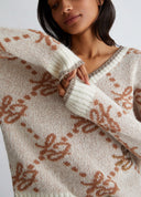Pull jacquard avec logo Liu Jo