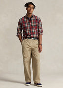 Chemise Oxford ajustée écossaise Ralph Lauren