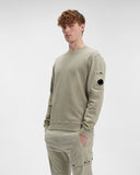 Brushed & Emerized Diagonal Fleece Lens Sweatshirt C.P. Company