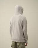 Diagonal Raised Fleece Goggle Zipped Hoodie C.P. Company