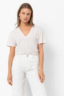 Dalton T-shirt | Marled Ivory