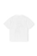 T-SHIRT FUTURE WHITE RELAXED COCKTAIL Ganni