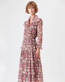 ROBE EN COTON IMPRIMÉ EINA Marant Etoile Noir estompé