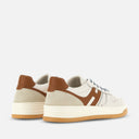Sneakers Hogan H630 Ivoire Marron