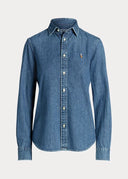 Chemise droite en denim Ralph Lauren
