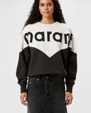 HOUSTON SWEATSHIRT BICOLORE LOGO  Marant Etoile