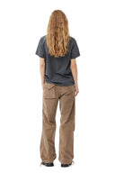 T-SHIRT GREY RELAXED STRAWBERRY Ganni