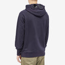 Diagonal Raised Fleece Goggle Hoodie C.P. Company