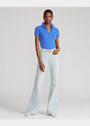 Polo cintré en coton stretch Ralph Lauren