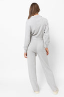 House Knitted Jumpsuit | Marled Grey