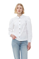 COTTON POPLIN SHIRT Ganni