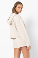Francoise Sweat Shorts | Marled Ivory