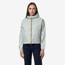 LAURETTE ECO PLUS DOUBLE GREY S- GREEN P K-Way