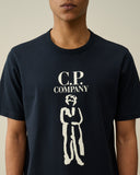 MERCERIZED JERSEY TWISTED BRITISH SAILOR T-SHIRT  C.P. Company