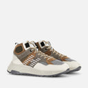 Sneakers Mid Top Hogan Hyperlight Ivoire Beige Gris