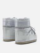 BOTTES ICON LOW À PAILLETTES ARGENTÉ MOON BOOT