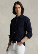 Chemise Oxford ajustée teinte en pièce Ralph Lauren