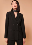 Valentia black jacket in cold wool Tara Jarmon