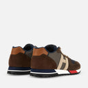 Sneakers Hogan H383 Marron Beige Bleu