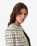 MIORA MULTICOLORED TWEED JACKET iro