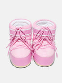 ICON LOW PINK NYLON BOOTS MOON BOOT
