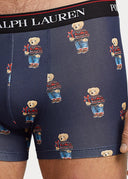 Deux boxers classiques en coton stretch Ralph Lauren