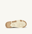 BASKET CLC EN CUIR BLANC BEIGE ET ARGENT Autry