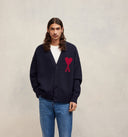 Cardigan Ami De Coeur Rouge AMI