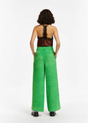 Pantalon large en velours côtelé ver Essentiel