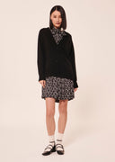 Giuletta black vest in wool Tara Jarmon