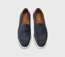 MOCASSIN EN DAIM BLEU Doucal's