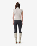 DEMOTHI STAND-UP COLLAR SWEATER iro