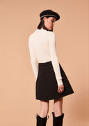 Judy black tweed skirt Tara Jarmon