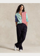 Chemise ample fantaisie rayée en coton Ralph Lauren