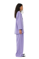 BLAZER PURPLE LIGHT OVERSIZED Ganni