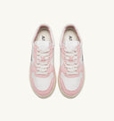 BASKET AUTRY MEDALIST LOW CUIR BLANC ROSE