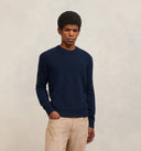 Pull Col Rond Avec Broderie Ami De Coeur ton-sur-ton AMI