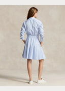 Robe-chemise à pans en coton rayé Ralph Lauren