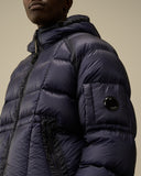 Veste en duvet à capuche confectionnée en D.D. Shell