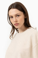 Clemence Sweatshirt | Marled Ivory