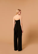 Cœur black jumpsuit in crepe Tara Jarmon
