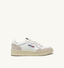 BASKET MEDALIST LOW EN DAIM ET CUIR BLANC Autry