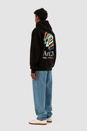 Sweat à capuche Hank Back Hearts Arte