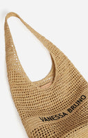 HOBO BAG IN RAFFIA VANESSA BRUNO