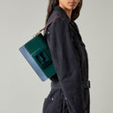 Sac à Bandoulière Hogan H-Bag Vert Bleu Ciel Hogan