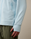 Diagonal Raised Fleece Goggle Zipped Hoodie C.P. Company