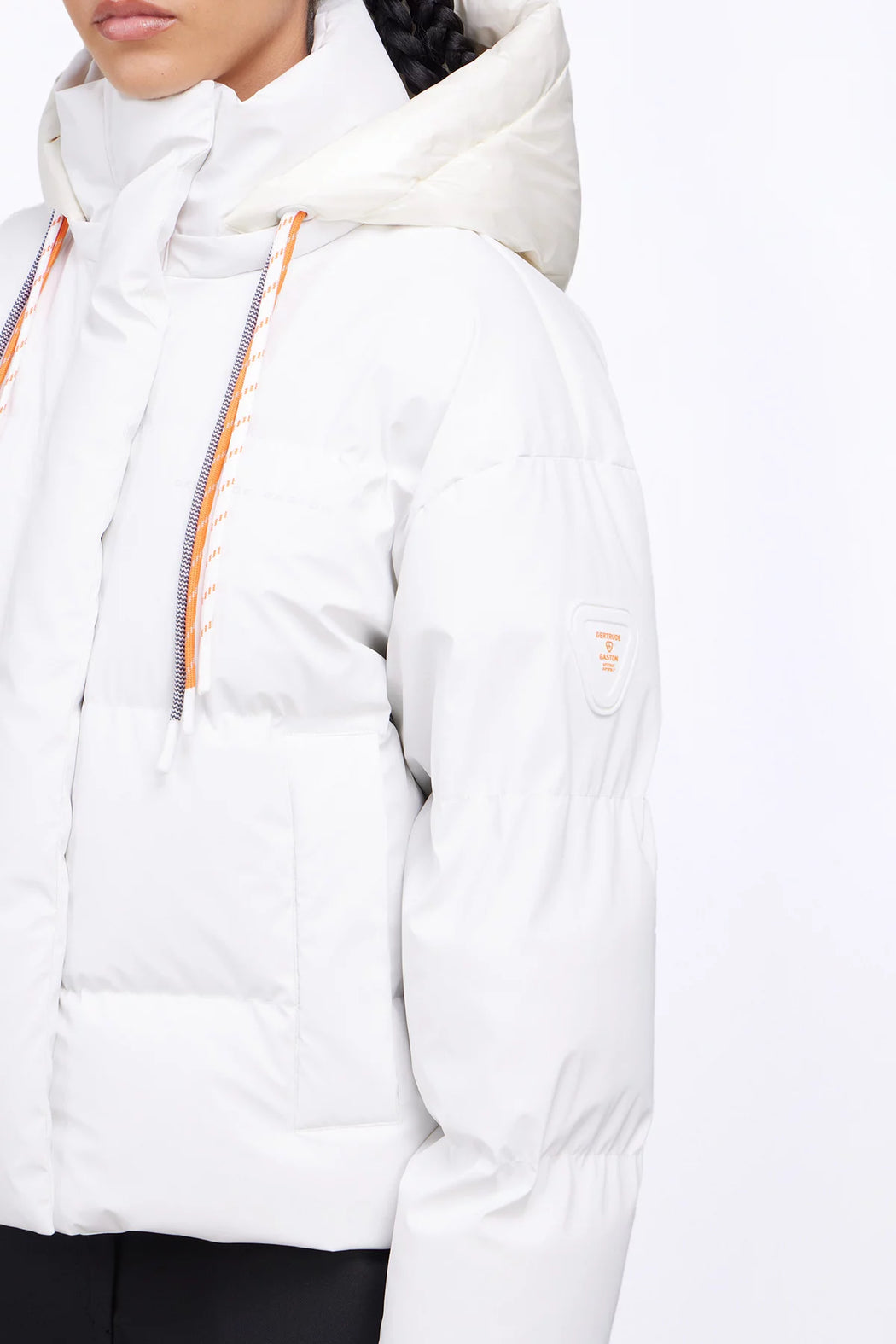 Doudoune courte mate Lili Gum White Gertrude Gaston— HENIN