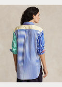 Chemise ample fantaisie rayée en coton Ralph Lauren